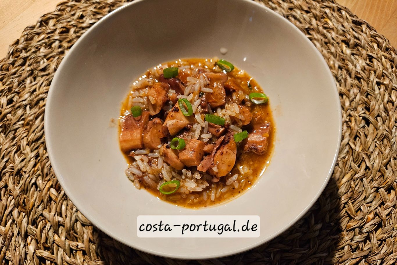 Arrozada de Tentáculos- Tintenfisch Reis