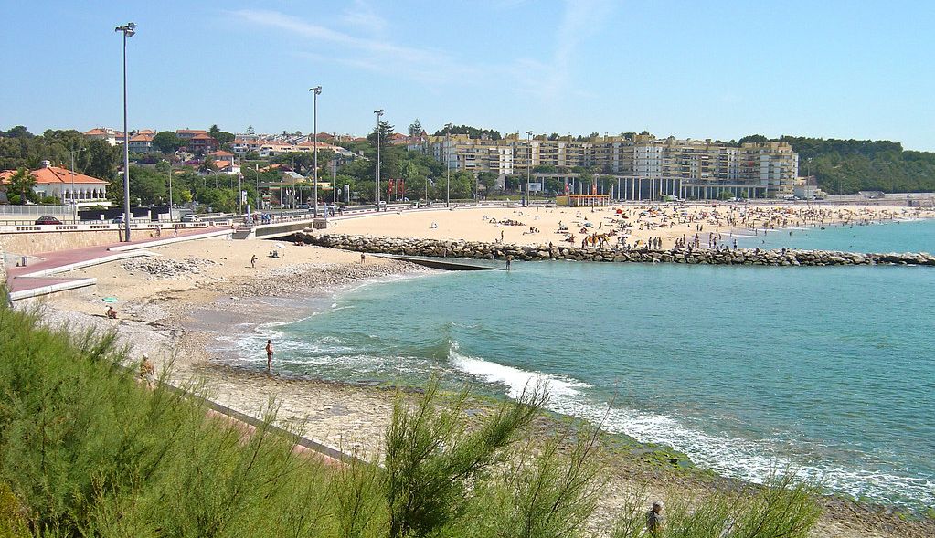 Praia de Santo Amaro de Oeiras Lissabon